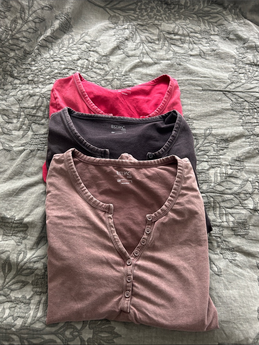 Urban Outfitters Women’s Henley Button-Front Top Bundle